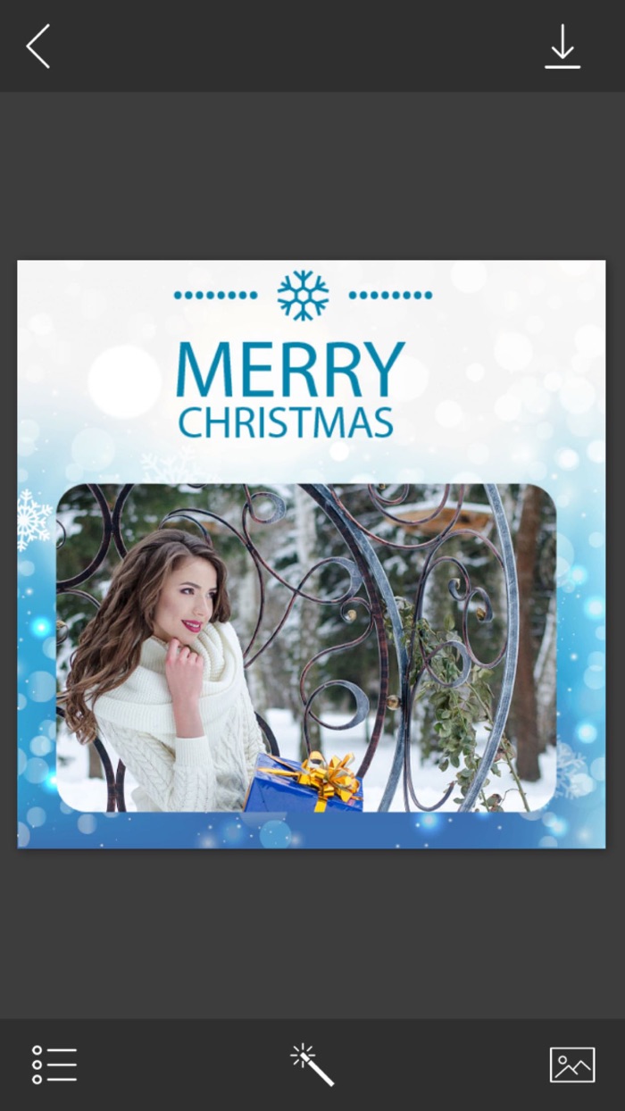 Xmas 2017 Photo Frame - Photo editor