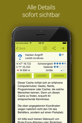 Geocaching App & Widget screenshot 2