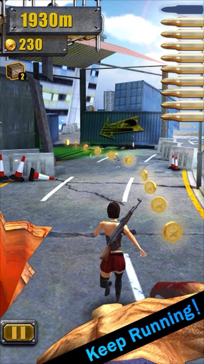 3D City Run Hot-The most classic girl zombie game! screenshot-4