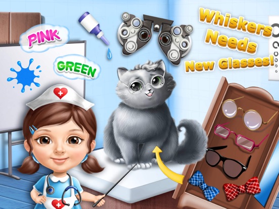 Sweet Baby Girl Cat Shelter – Pet Vet Doctor Care для iPad