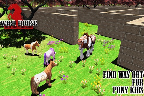 Wild Horse Maze Runner Simulator 2017 screenshot 2