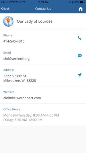 Our Lady of Lourdes Catholic Church Milwaukee(圖2)-速報App