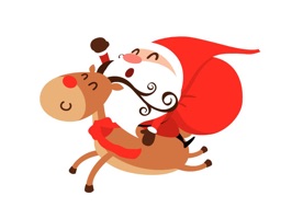 Add a super cute animated Santa Claus to your conversations