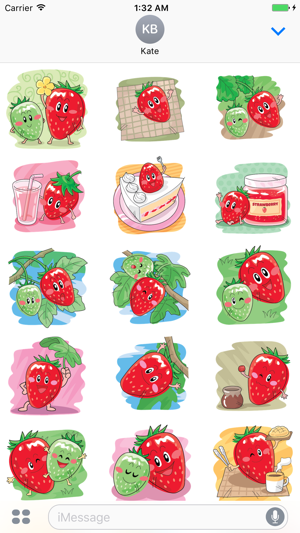 Sticker Me: Happy Strawberry