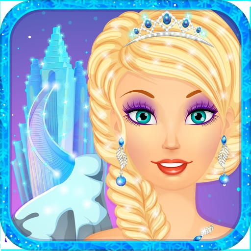 Arctic Snow Queen: Ice Princess Makeup & Dress Up icon