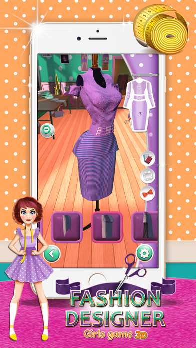 Fashion Designer Girls Games: Princess Dress Salon screenshot 2