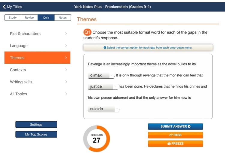 Frankenstein York Notes for GCSE 9-1 for iPad screenshot-4