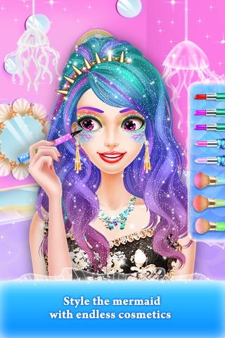 Mermaid Princess Salon - Princess Games Makeover screenshot 3