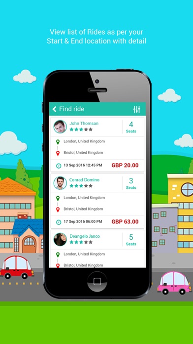 【图】Ride Sharing Application(截图2)
