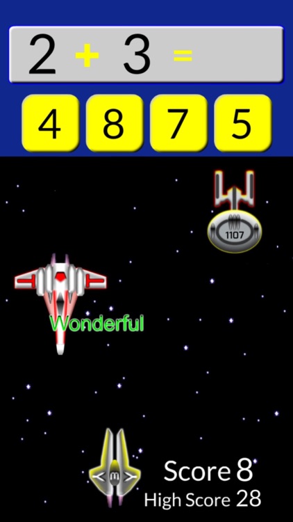Starship Math Racing for Grades 1 to 7 screenshot-0