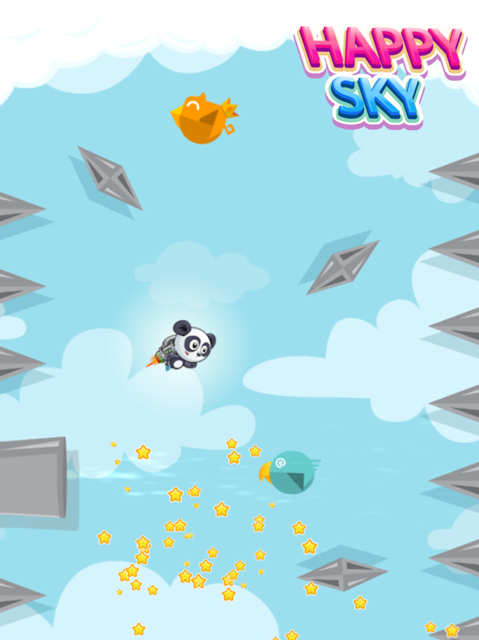 快乐 喷气背包 翅膀 飞 浮动 保持 星 在 天空