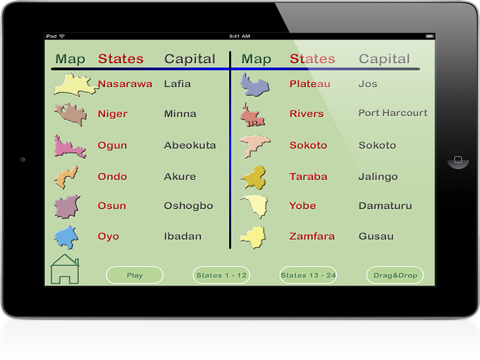 Nigeria Puzzle for iPad screenshot 4
