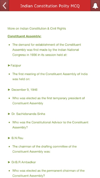 Indian Constitution Polity MCQ