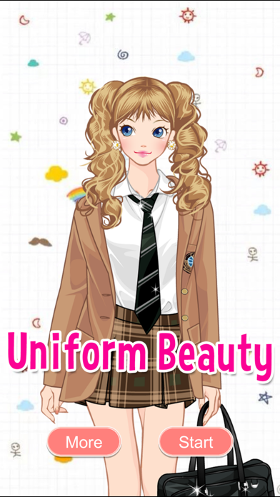 How to cancel & delete School Uniform Beauty Girl Dress Up Prom Salon from iphone & ipad 1