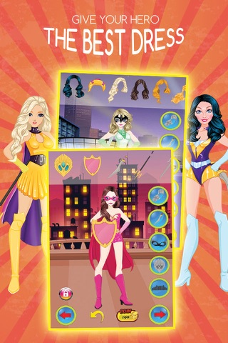 Supergirl Fashionistas Dress Up Games for Girls screenshot 2