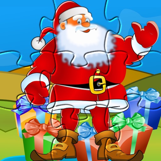 Santa Puzzle: Christmas jigsaw kids learning games Icon