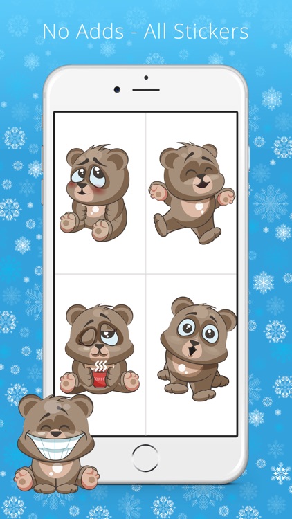 Cuddlebug Teddy Bear Emoji -Stickers