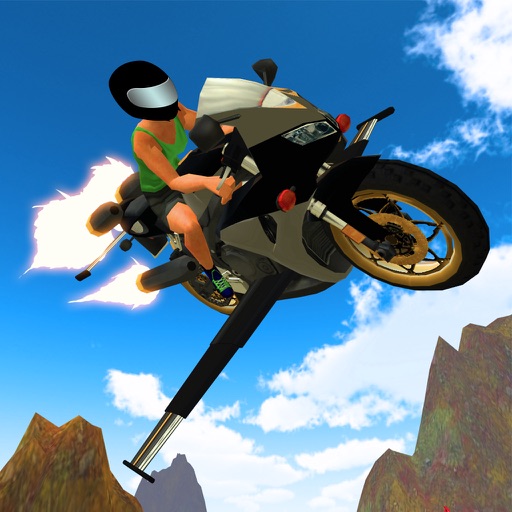 Flying Motorcycle Racing Simulator Icon
