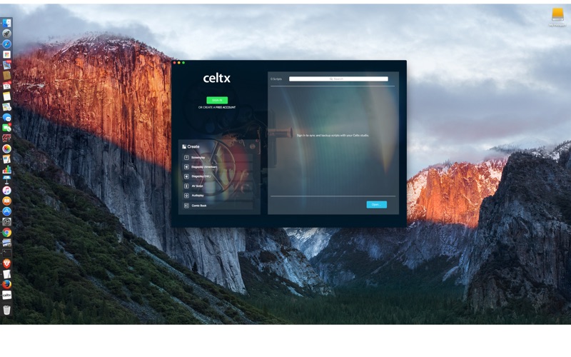 celtx script iphone screenshot 1