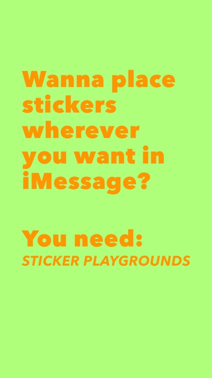 Sticker Playgrounds