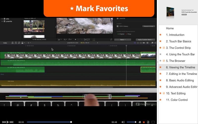 FastTrack™ for FCPX Touch Bar thumbnail 2