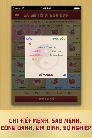 Lá Số Tử Vi screenshot 3