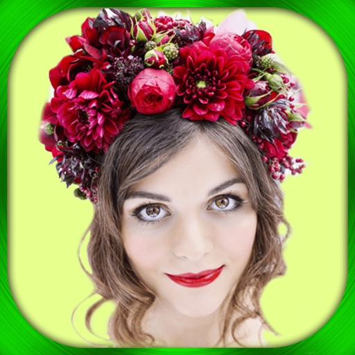 Flower Crown Fashion Accessories & Hair.style Photo Montage