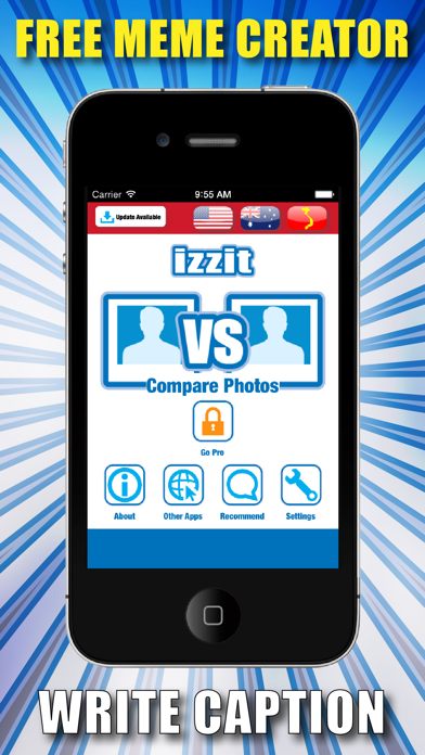 How to cancel & delete Izzit - Combined Photo Meme Creator from iphone & ipad 1