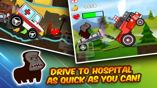 Gorilla Ambulance Rescue - Zoo Emergency Patient Delivery Ga(圖1)-速報App