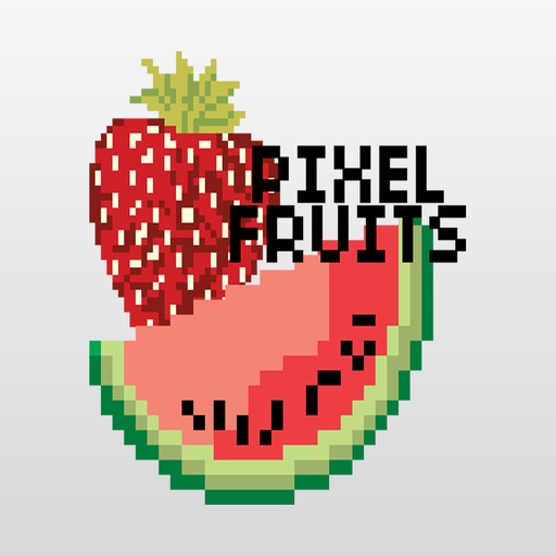 Pixel Fruits Stickers for iMessage icon