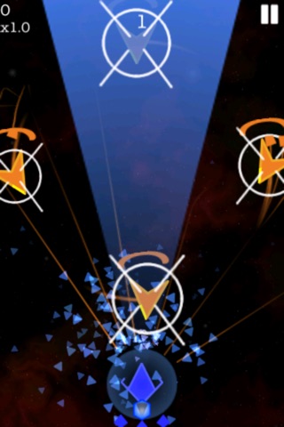 TriLynx - Retro space arcade shooter defense game screenshot 2