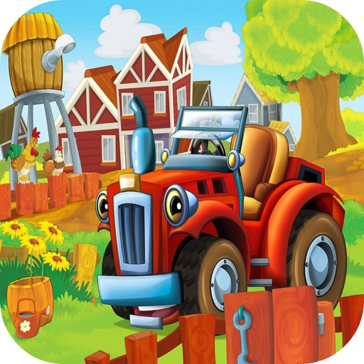 Tractor Driving Simulator Game For Kids Farmer Icon