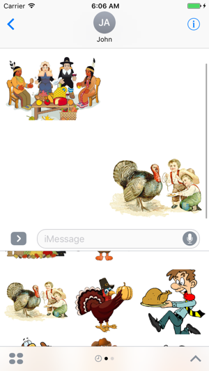 Thanksgiving Art for iMessage(圖2)-速報App