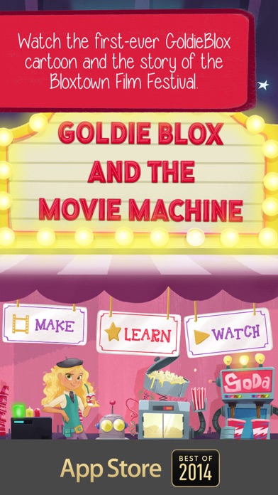 How to cancel & delete GoldieBlox & the Movie Machine from iphone & ipad 1