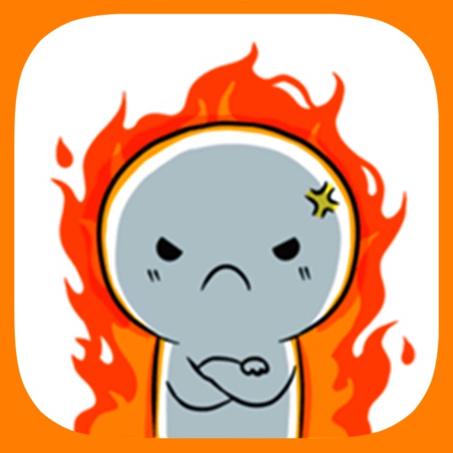 Angry Bubble Stickers icon