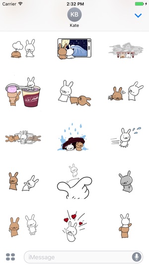 Tiny Tiny Rabbits Sticker(圖3)-速報App