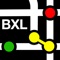 FREE - The Brussels Metro has the latest STIB map that you can view without an Internet connection