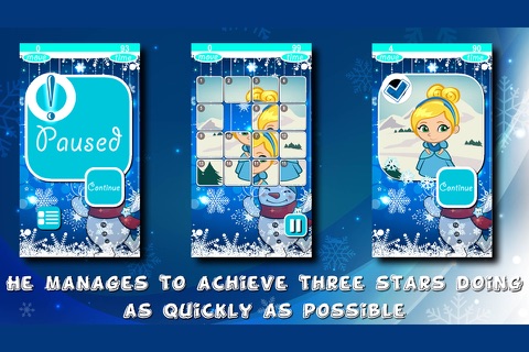 Frozen Puzzles Slide screenshot 4