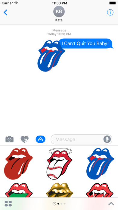 How to cancel & delete Rolling Stones Stickers from iphone & ipad 3