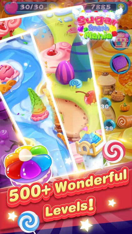 Candy Smash Mania - New Sugar Crush Games For Free screenshot-4