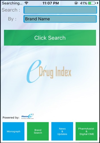 E-Drug Index screenshot 2