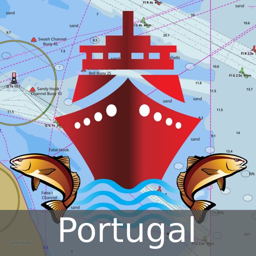 i-Boating:Portugal Marine Charts & Fishing Maps icon