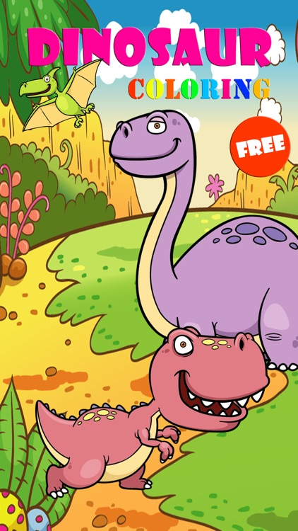 Dinosaur Coloring Book Game For Kids 3