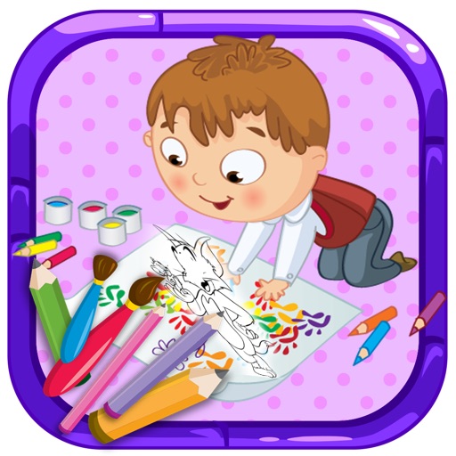 Coloring Book For Tom and Jerry Kid Games iOS App