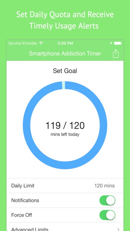 Cell Phone Addiction Timer - Screen Time Unplugged
