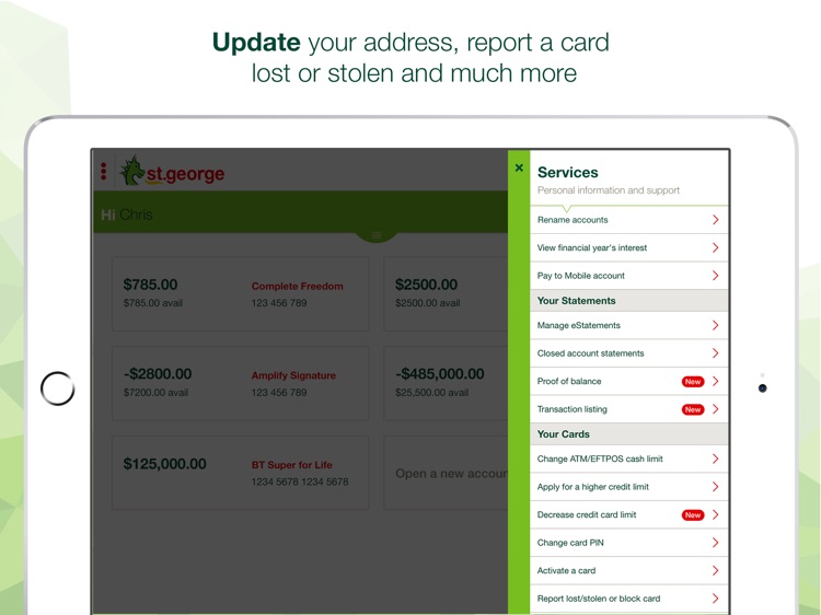 St.George Banking for iPad screenshot-3