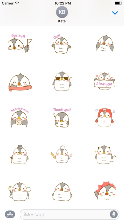 Chubby Penguin Sticker