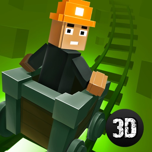 Block Mine Cart Racing Adventures 3D Full icon