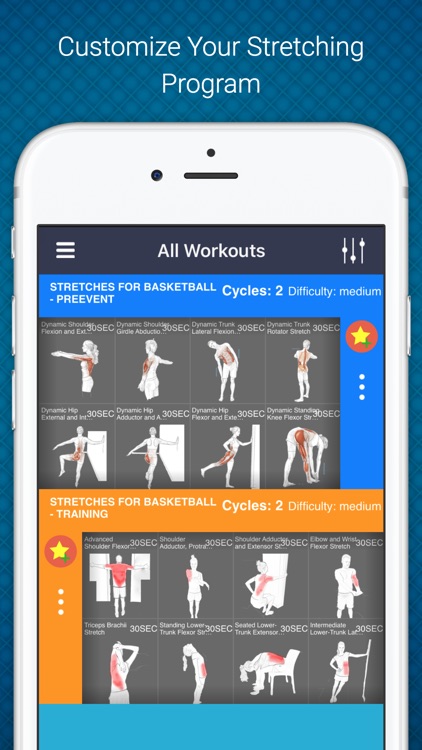 Basketball Stretches and Flexibility Exercises screenshot-3