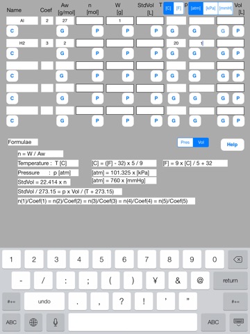 Mol Calculator screenshot 2